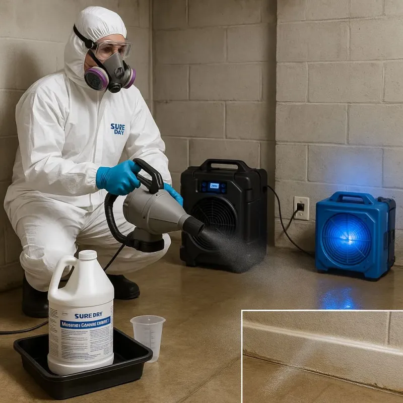 Sanitization and Odor Removal process in Inverness, CA
